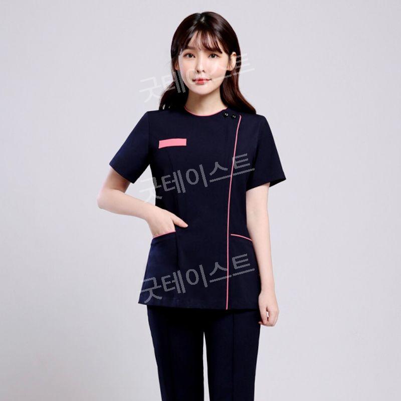 미용실 마사지샵 뷰티샵 반영구 근무복 유니폼 에스테틱 미용사 치과 약국 간호사 - 상세 이미지 4