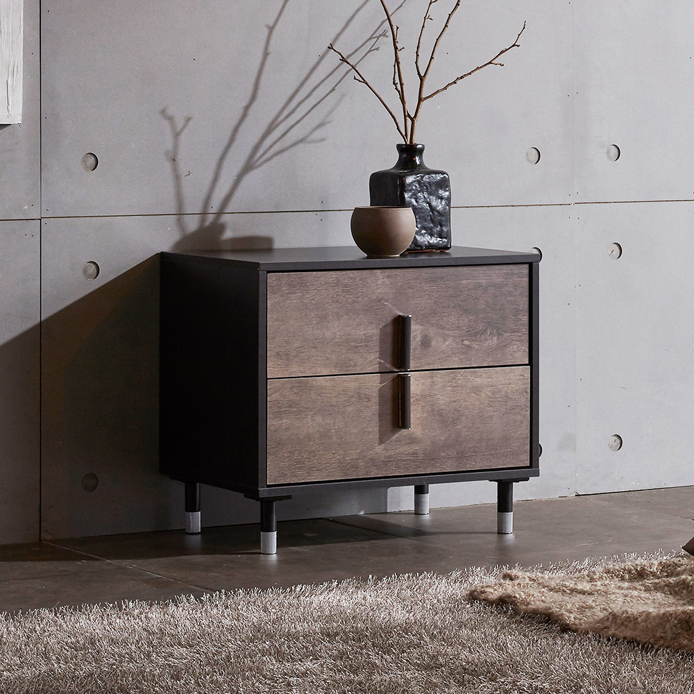 장인가구 에센 2단 서랍 TV 빈 다이 높은 거실장 1800