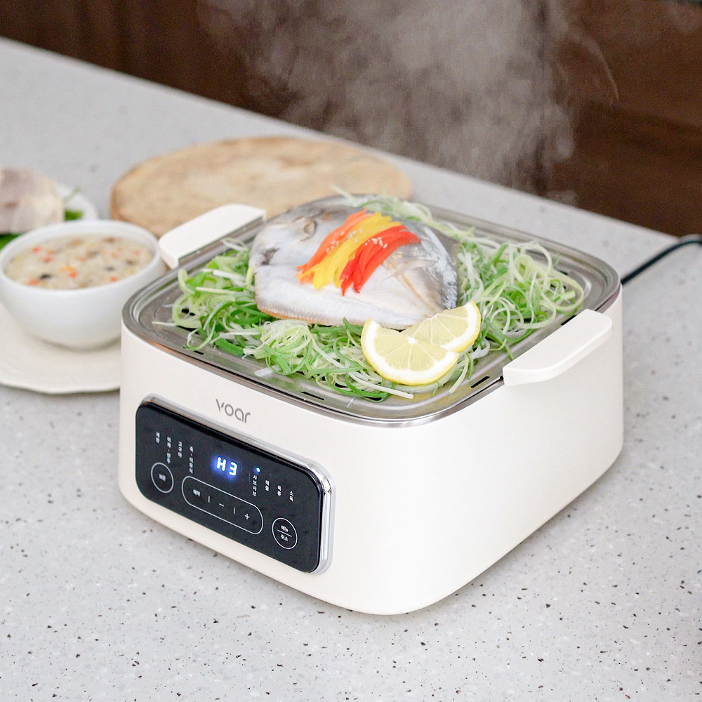 보아르 다이닝 스텐 만능 전기 찜기 스팀 고구마 만두 계란 호빵 달걀 삶는기계