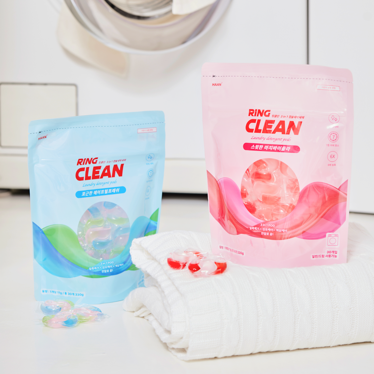 한경희 3in1 링클린 고농축 세탁 캡슐세제 30개입 - 상세 이미지 5