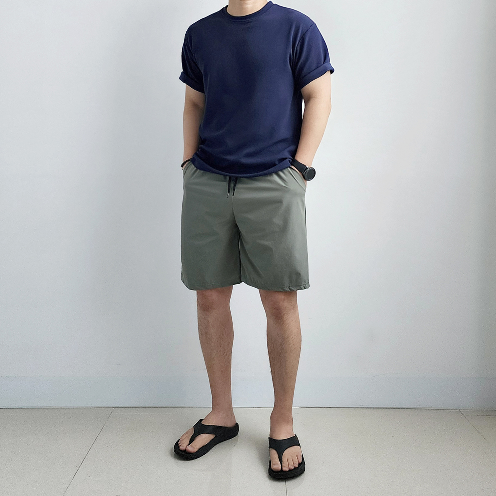 1+1 나일론반바지 남자5부 냉감반바지 이미지 8