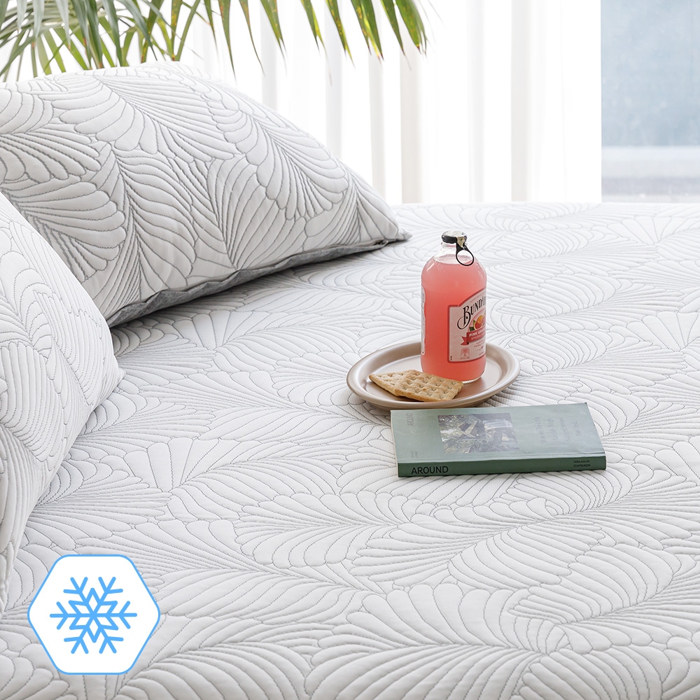 사라하우스 트로피컬 아이스 듀라론 냉감 패드 냉감 카페트 SS