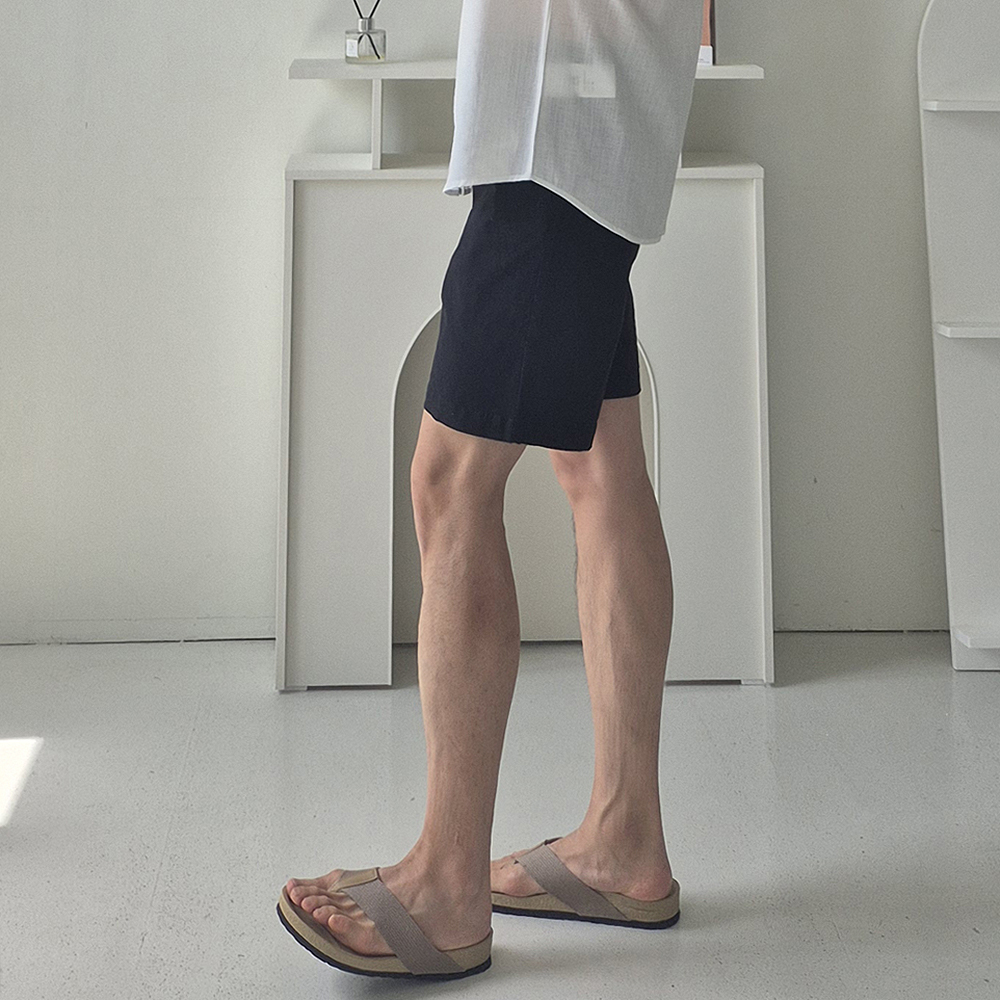 남자 반바지 빅사이즈 커플 버뮤다 면 반바지 팬츠 - 상세 이미지 4