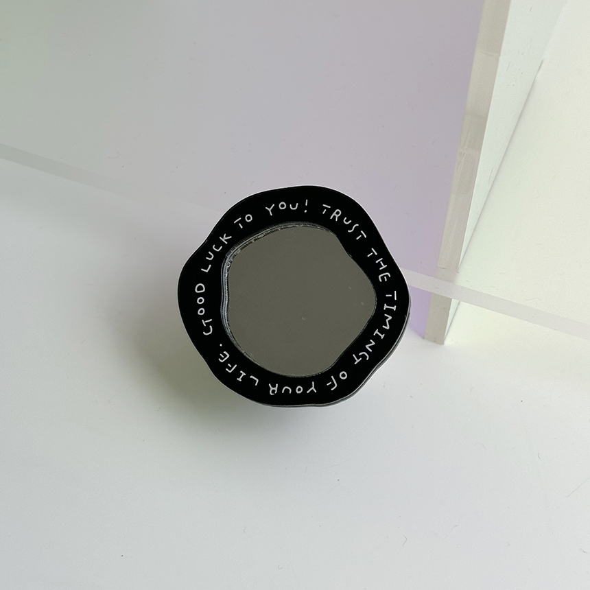 케꾸 레터링 미러 스마트 아크릴 맥세이프 그립 톡 - 상세 이미지 4