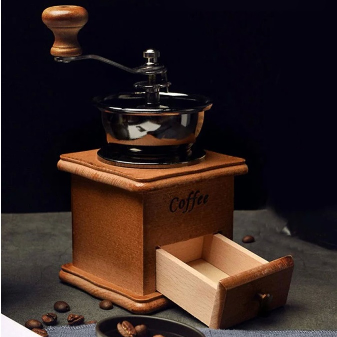 커피콩가는기계 커피 맷돌 그라인더 엔틱 원두믹서기