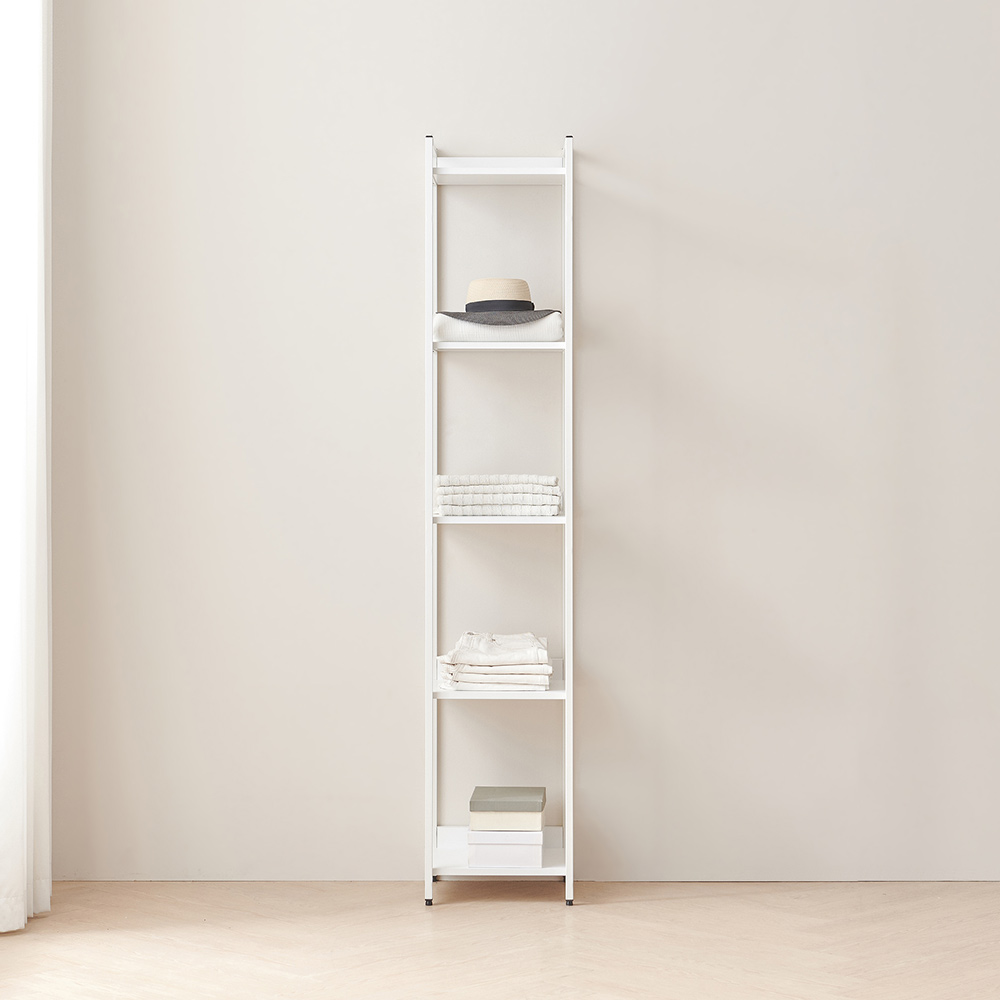 동서가구 디넬 시스템행거 조립식 400 철제 드레스룸 4단 행거 수납장 DF923356