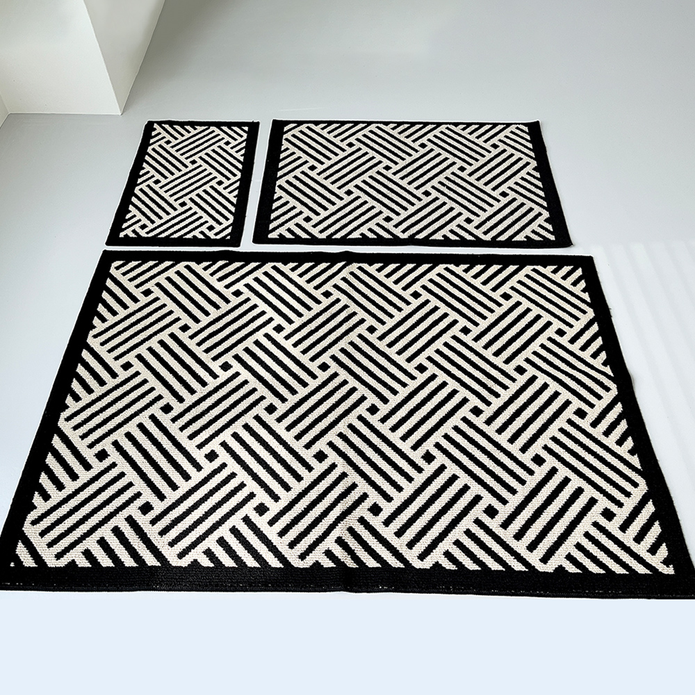 온마이무드 인테리어 러그 100x120cm 거실 침실 사계절 소파 디자인 카페트 - 상세 이미지 2
