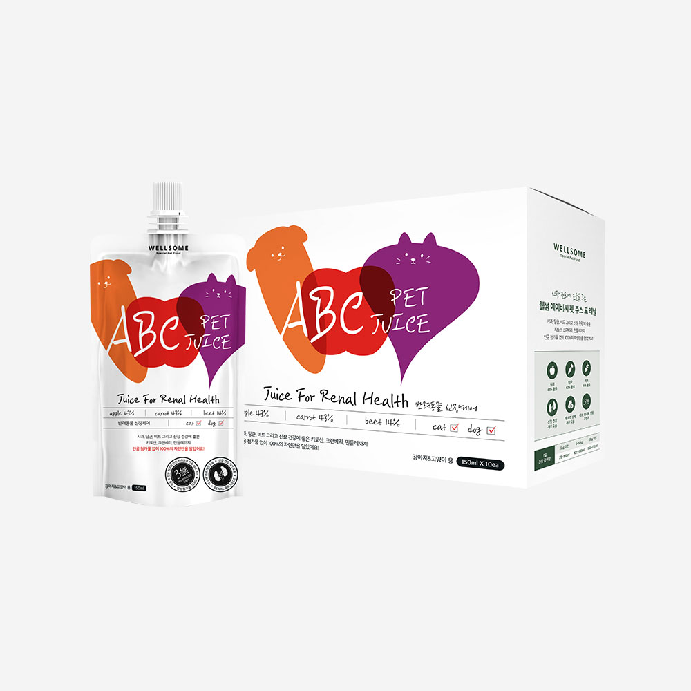 웰썸 강아지주스 강아지음료 음수량 증진 ABC주스, 150ml, 1개 - 상세 이미지 2