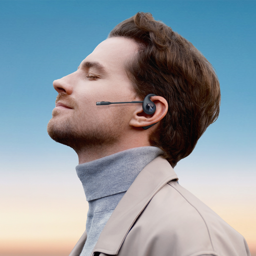 EMEET 에어플로우 오픈형 블루투스 이어폰 탈부착 붐 마이크 공기전도 골전도 대체 이미지 7