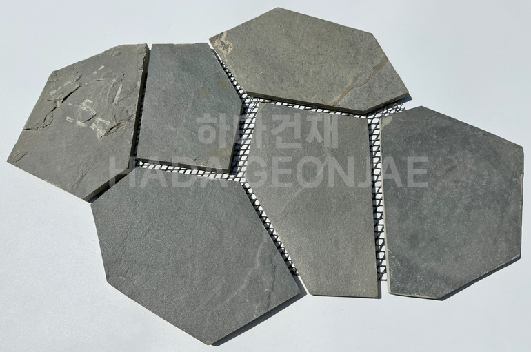 판암망바닥재 판석바닥타일 단일색상 / 하다건재