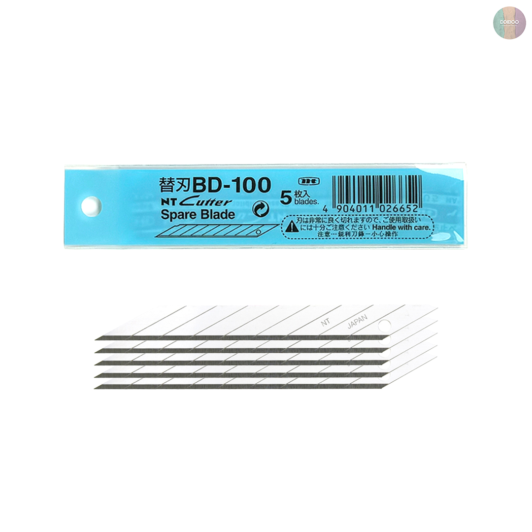NT 커터 BD-100 30도칼날 5개입 리필칼날 - 상품 이미지