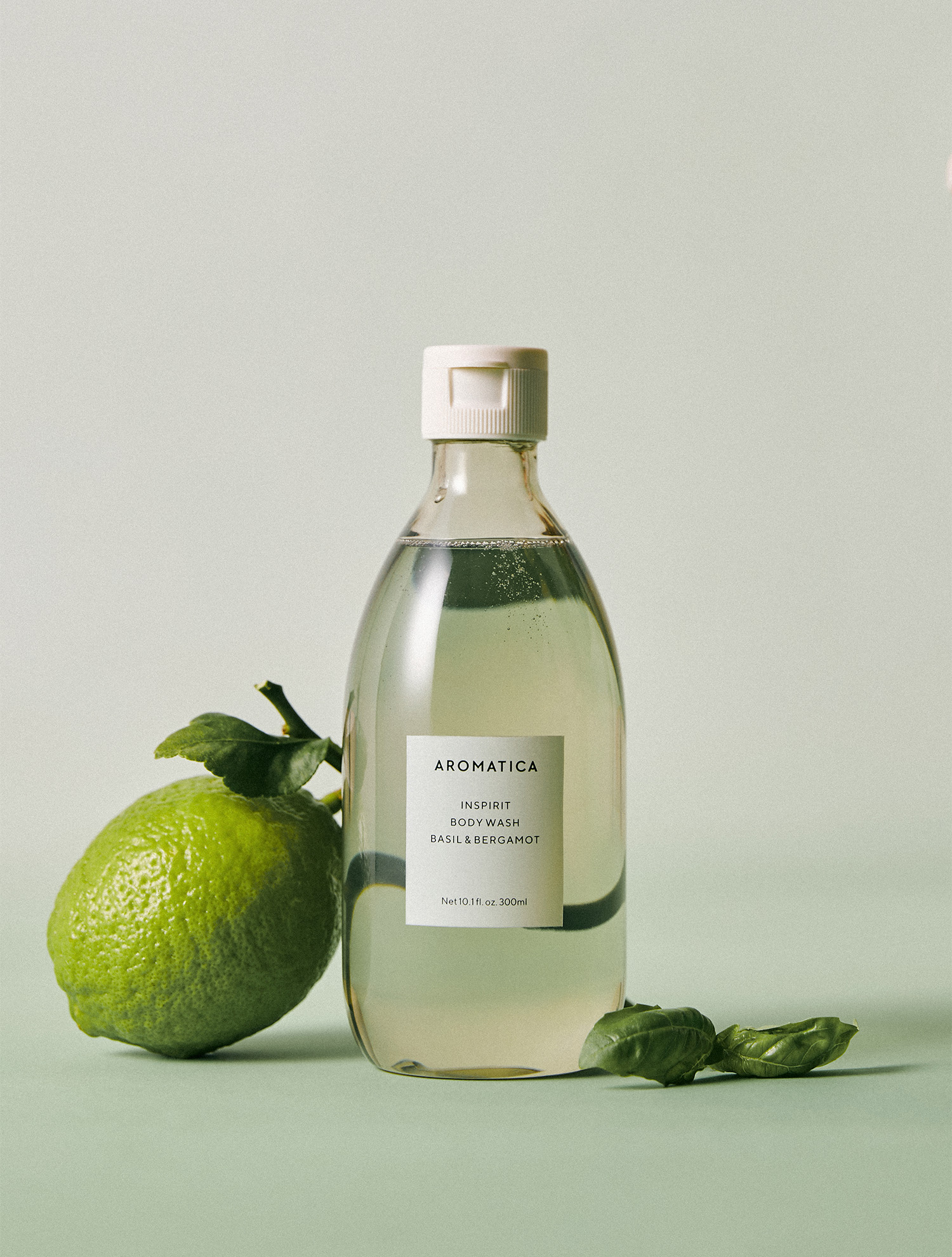 아로마티카 인스피릿 바디 워시 바질 앤 버가못 300ML & 바디 미스트 2종 세트 - 상세 이미지 2
