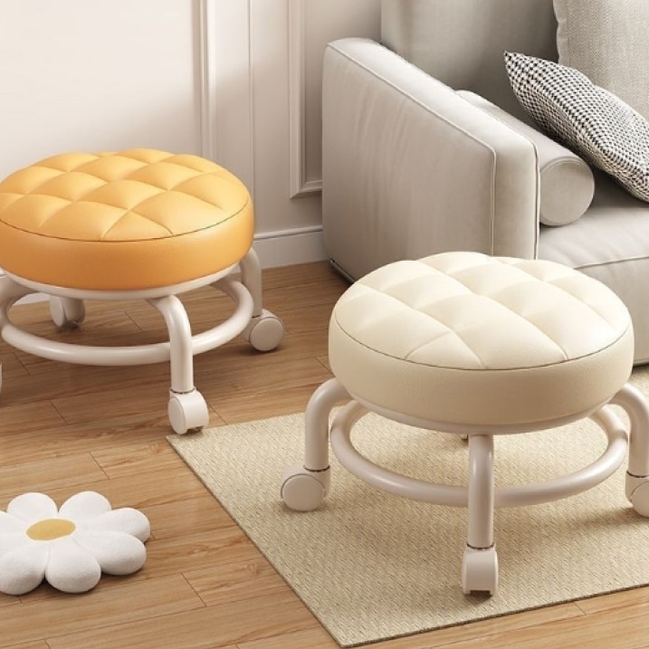 휴대용 좌식용 의자 앉은뱅이 무빙 의자 바퀴달린 청소의자