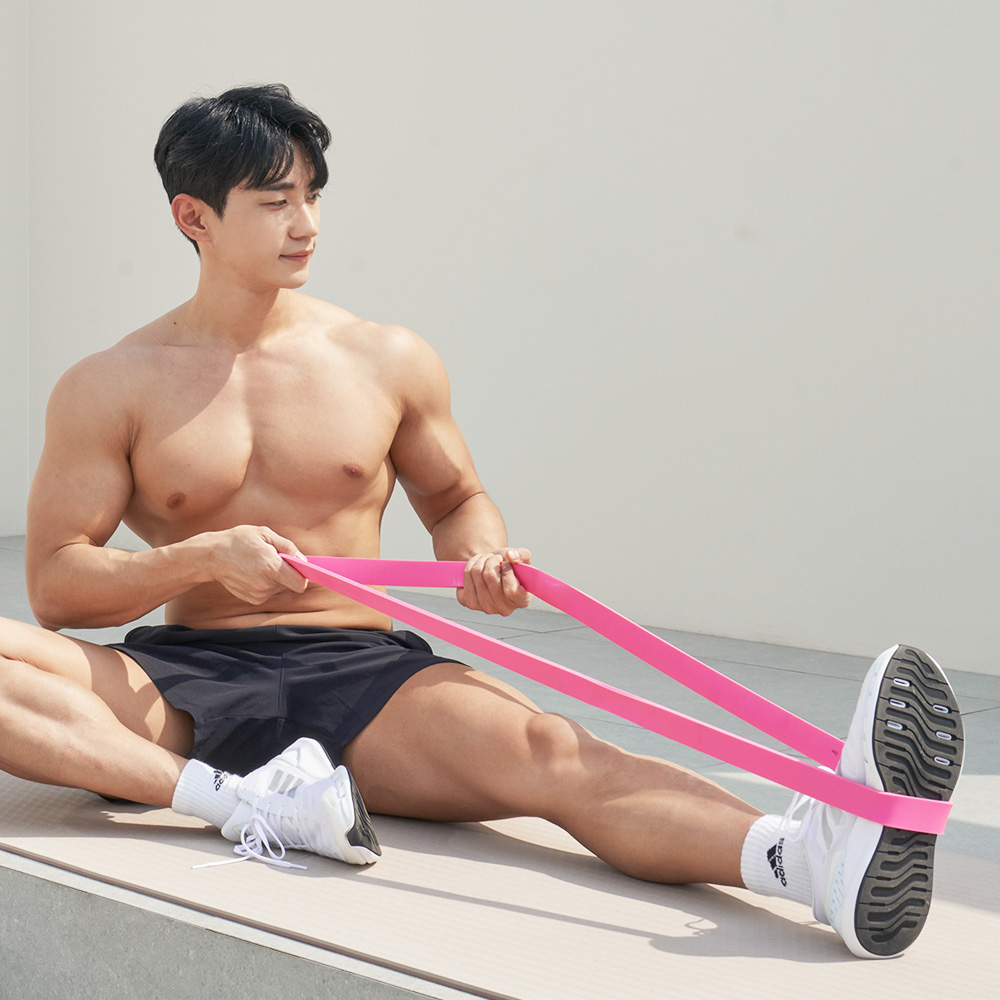 스포틀러 풀업밴드 1단계 턱걸이 철봉 근력 튜빙 라텍스 운동 스포츠 헬스 탄력 고무밴드 - 상세 이미지 2
