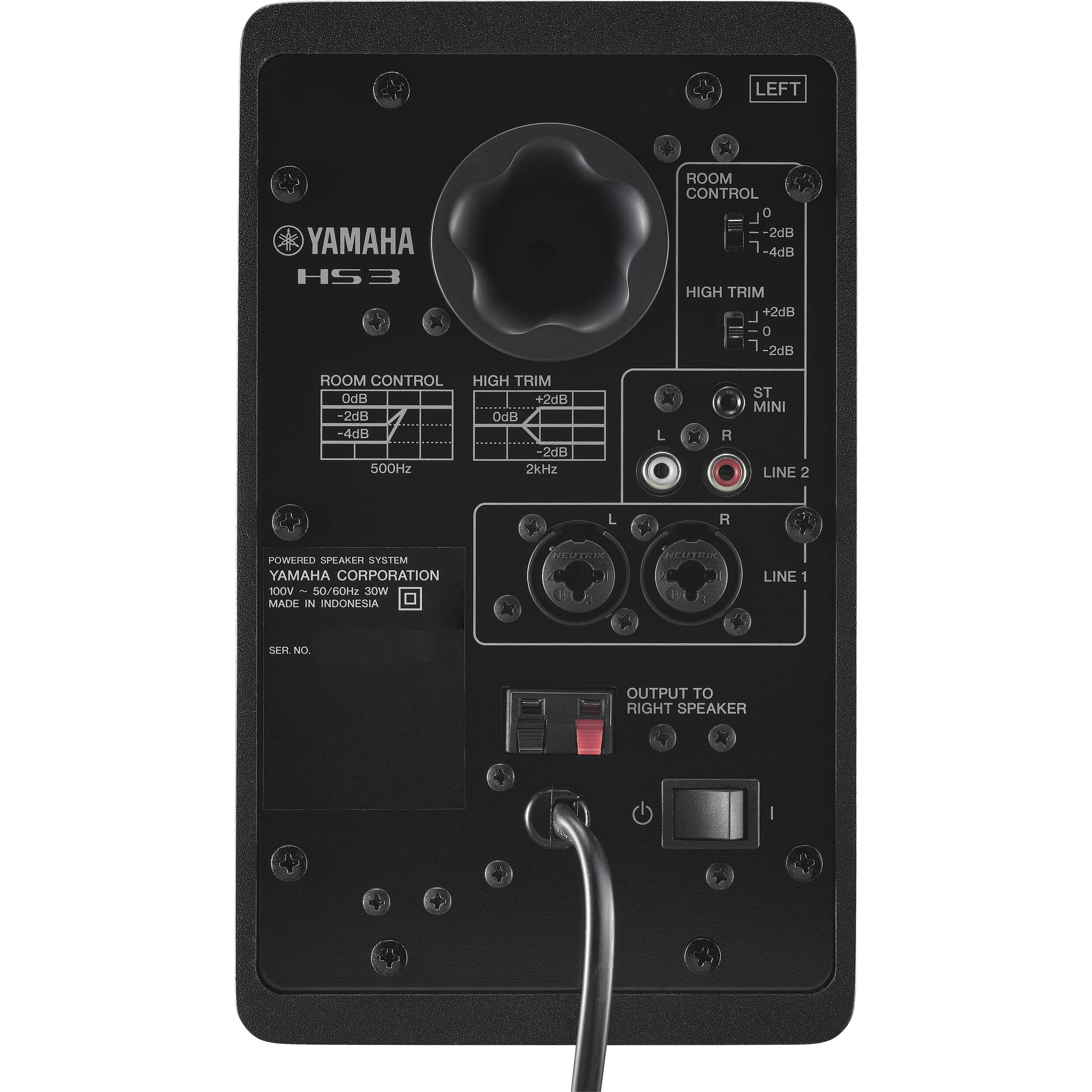 YAMAHA HS3 모니터 스피커 액티브 1조 - 상세 이미지 4