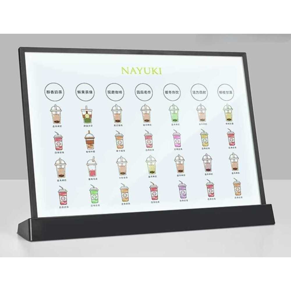 LED 가격표 카페 카운터 라이트패널 행사 메뉴판 A3 - 상품 이미지