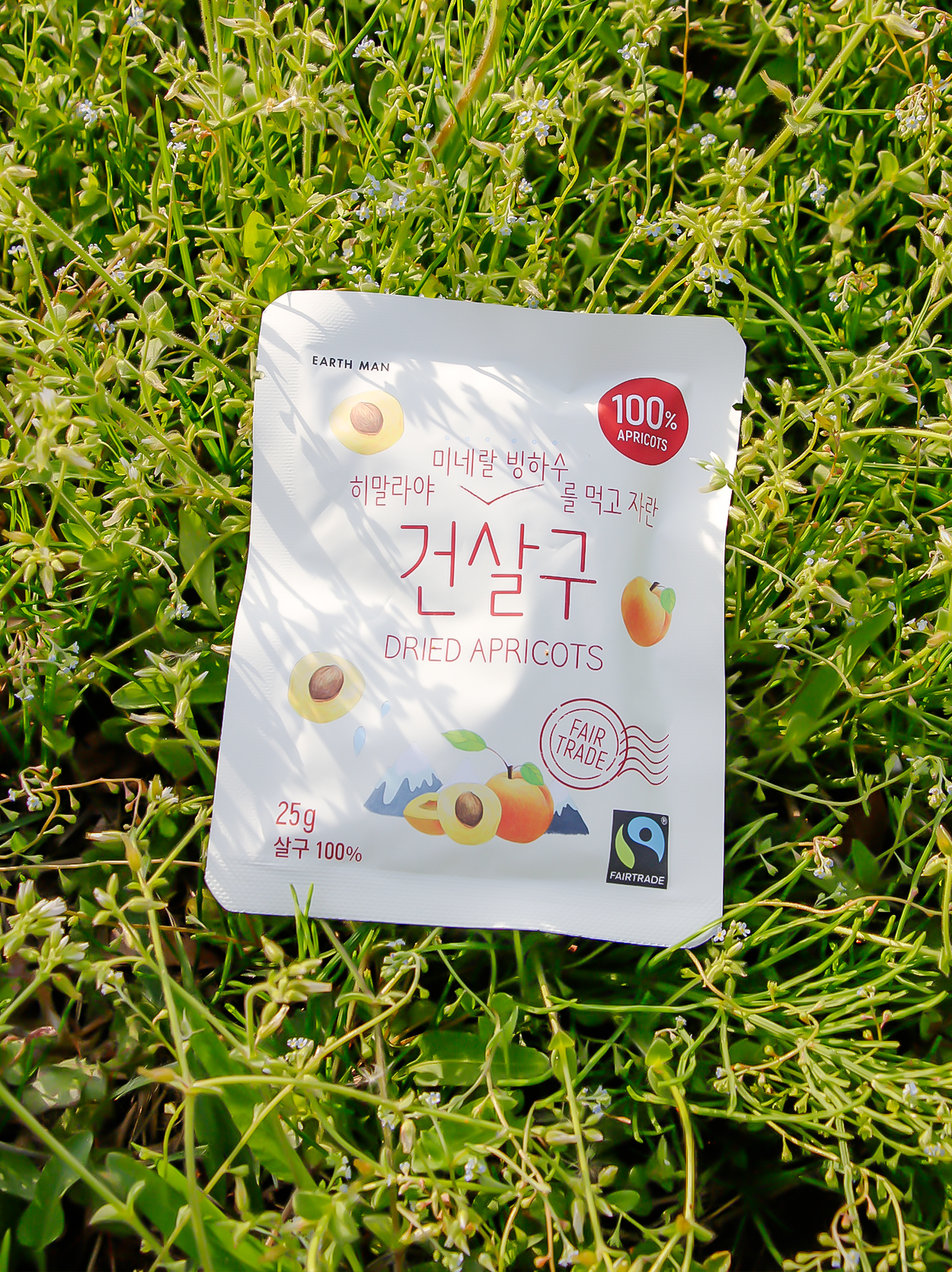 무설탕 건과일 박스 건살구 25g x 4개 공정무역 어스맨 이미지 7