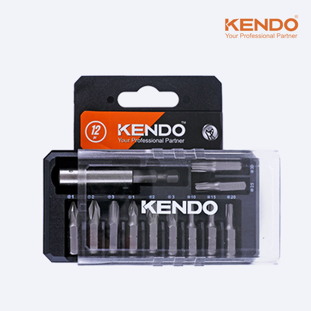 KENDO 드릴 비트 세트 12PCS 전동공구 빗트 32501233 - 메인 이미지