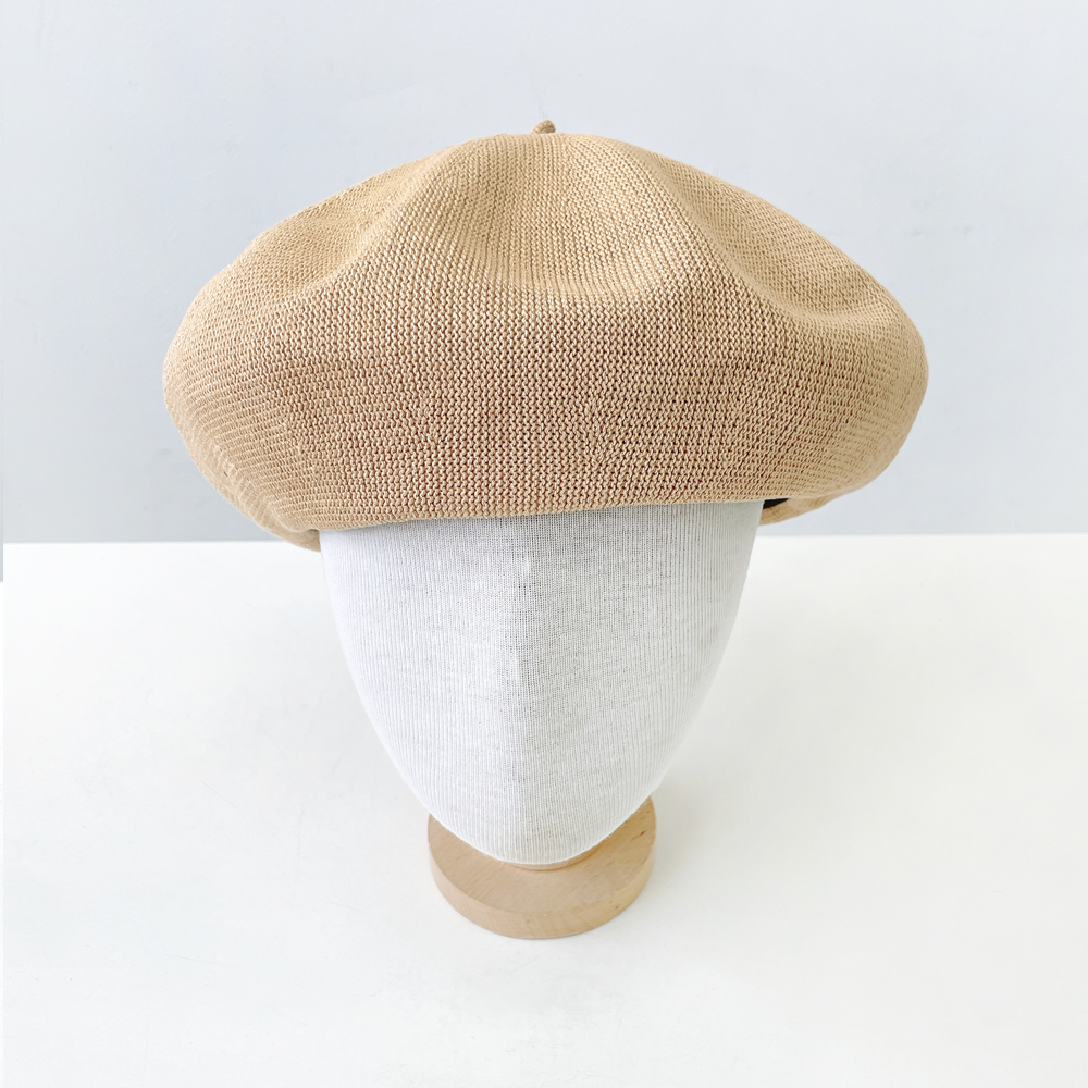 쥬르 베이직 심플 여성 봄 여름 꼭지 면 니트 베레모 - 상세 이미지 5