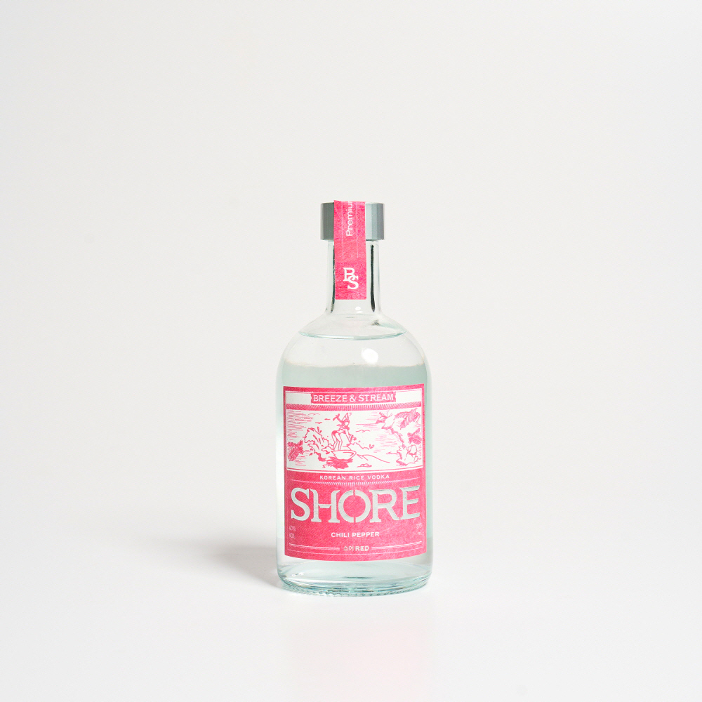 쇼어레드 보드카 40도 375ml 청양고추 소주 브리즈앤스트림 (쇼핑백 포함) - 상세 이미지 3