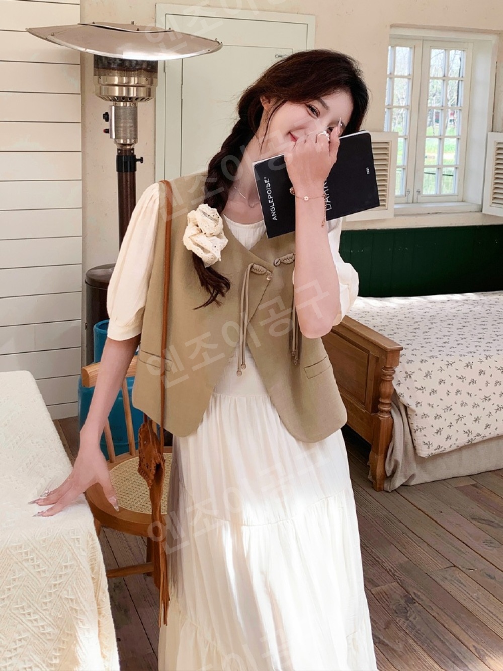 나혼자산다 547화 주현영 원피스 셔링 레이어드 의상 옷 패션 - 상세 이미지 5