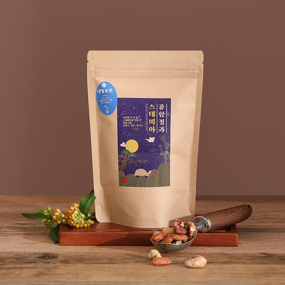 풍심당 무설탕 스테비아 종합 정과 (60g, 120g) 아몬드 피칸 캐슈넛