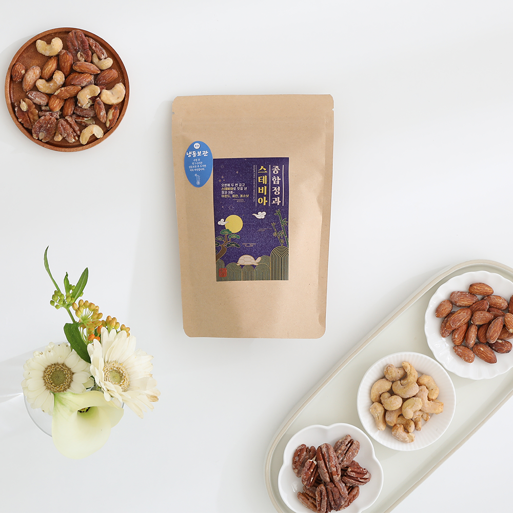 풍심당 무설탕 스테비아 종합 정과 (60g, 120g) 아몬드 피칸 캐슈넛 - 상세 이미지 2