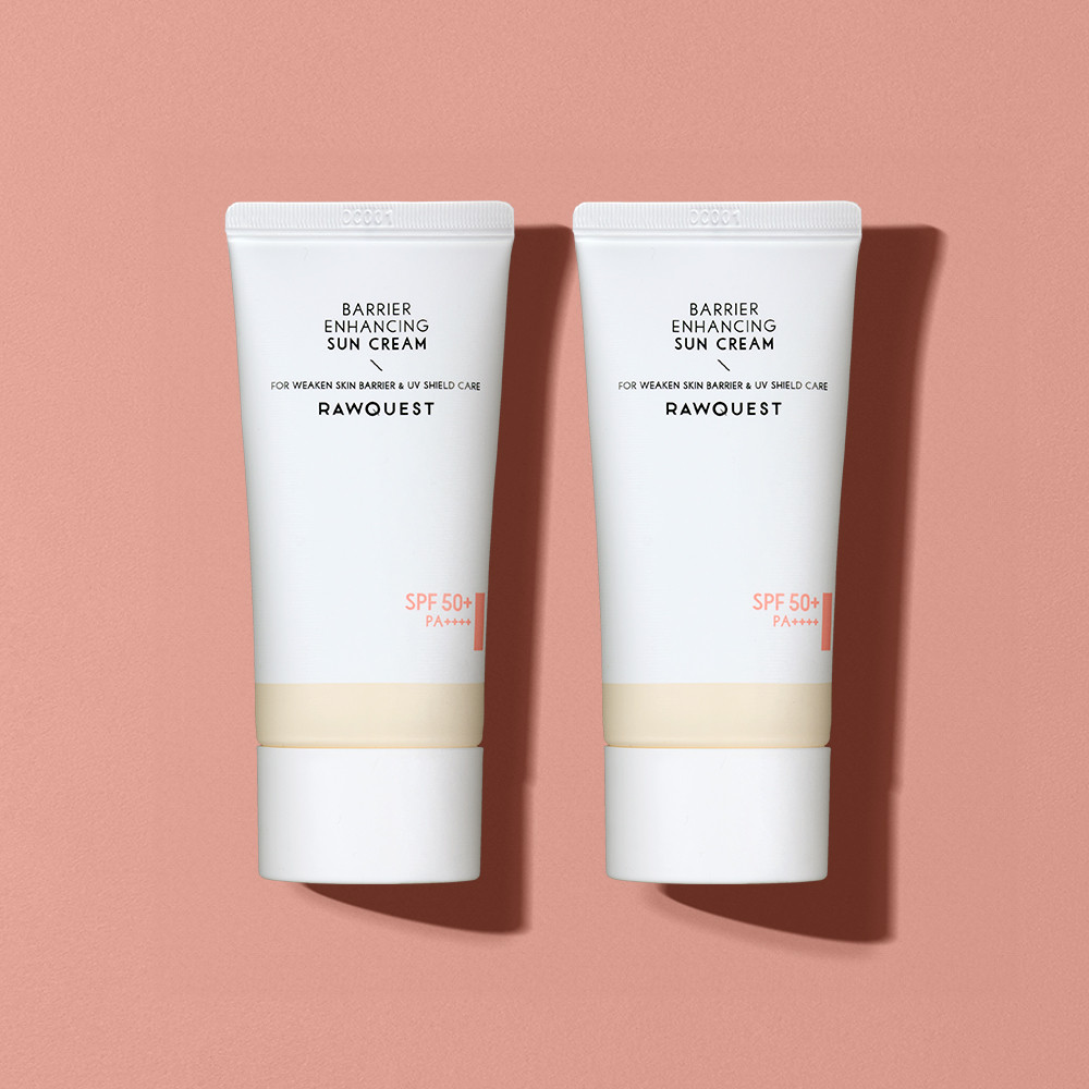 [로우퀘스트] 베리어 인핸싱 선크림 50ml, 2개