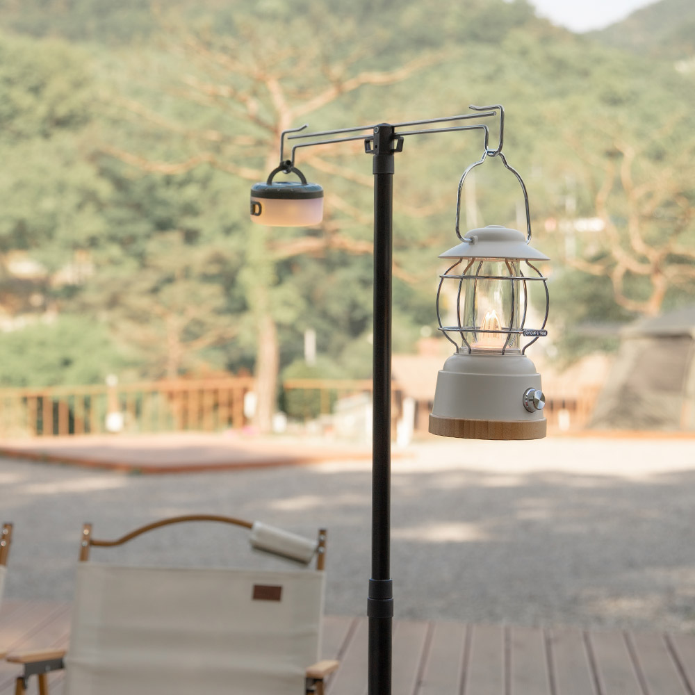 로티캠프 랜턴 걸이 스탠드 파일드라이버 조명 거치대 캠핑 RCLS-108