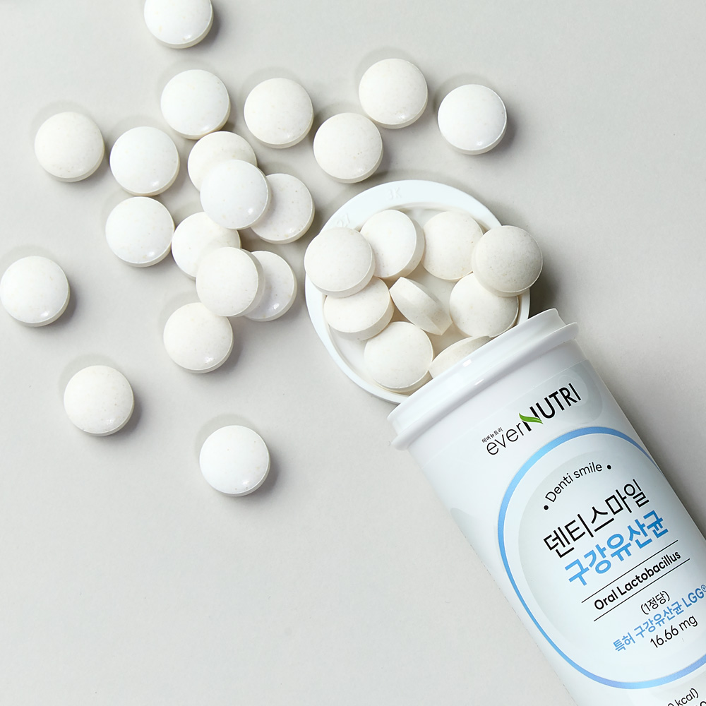 에버뉴트리 덴티스마일 구강유산균 자일리톨 특허 유산균 30정, 3개 - 상세 이미지 3