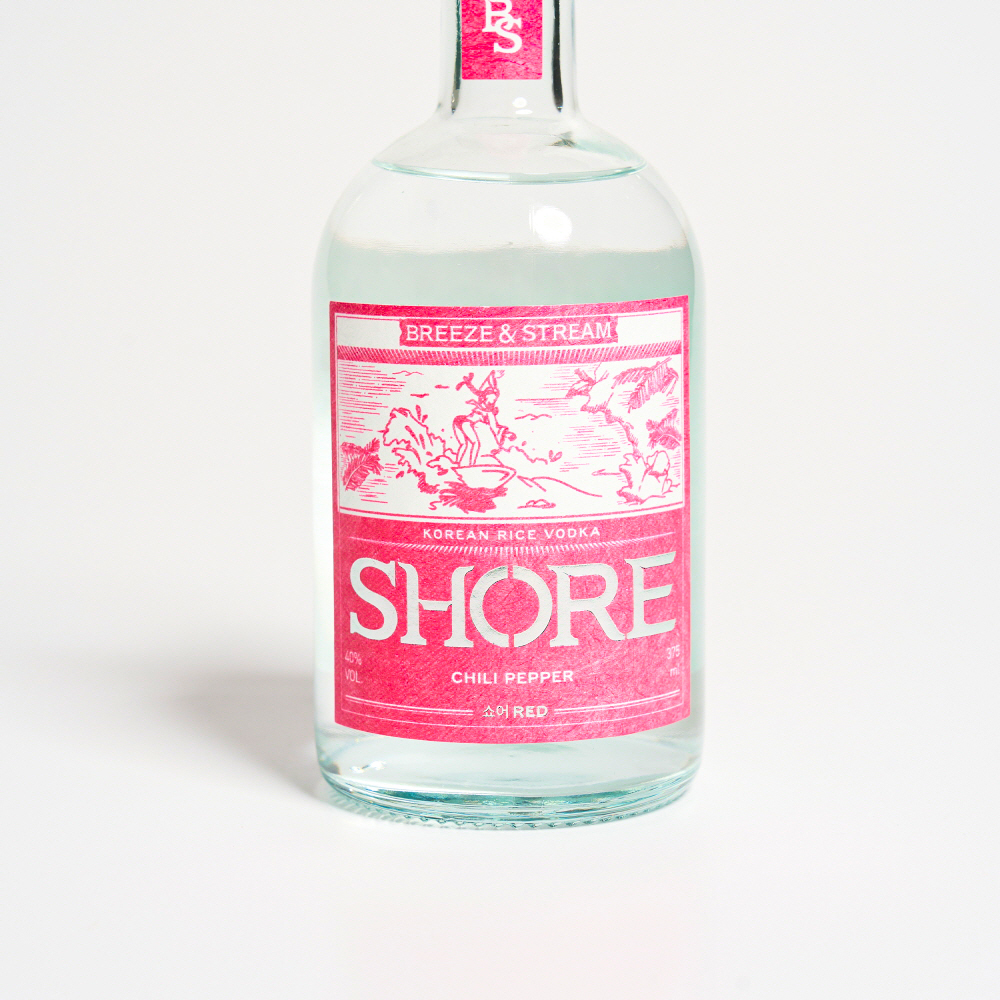 쇼어레드 보드카 40도 375ml 청양고추 소주 브리즈앤스트림 (쇼핑백 포함) - 상세 이미지 2