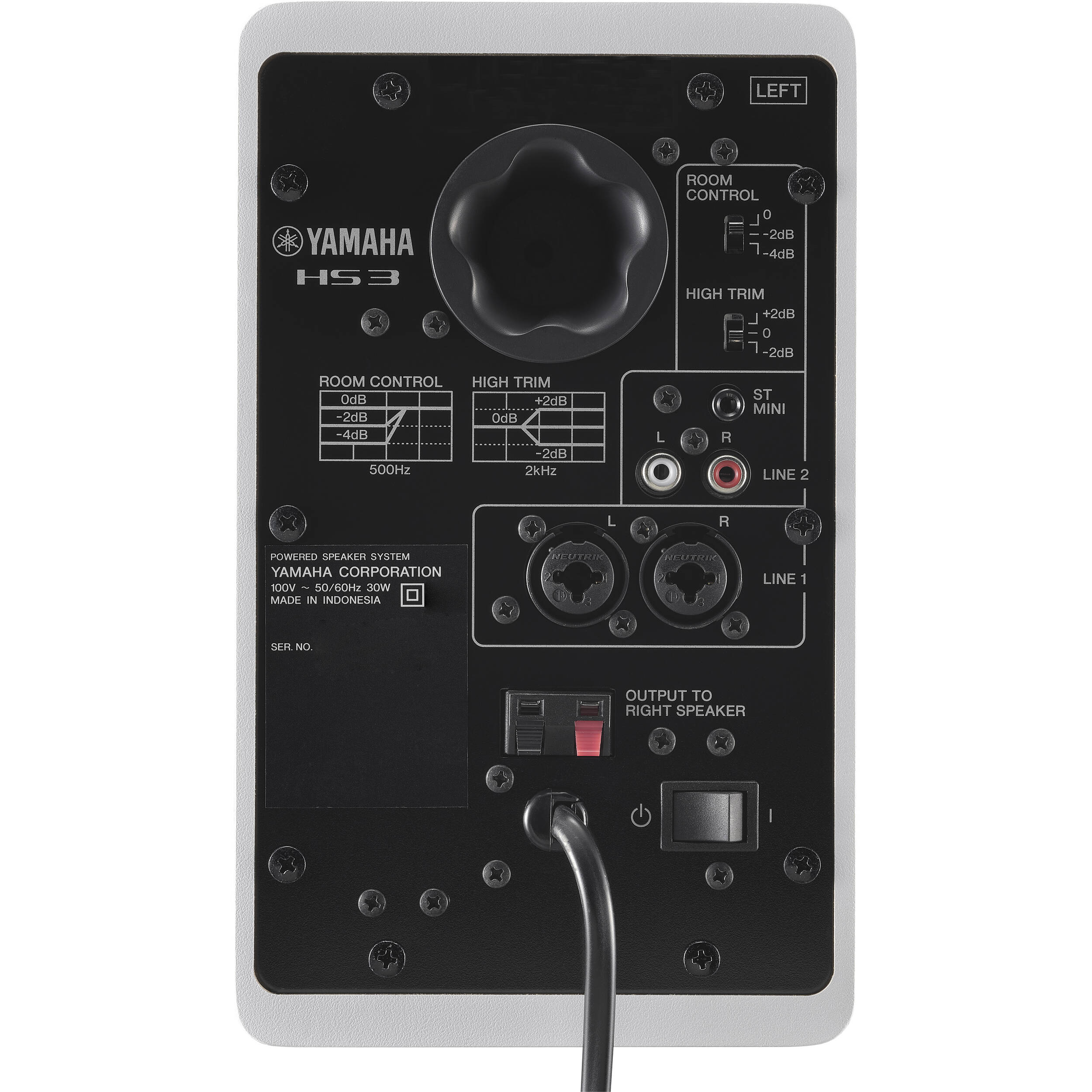 야마하 HS3 모니터 스피커 1조 액티브 화이트 YAMAHA 2통 - 상세 이미지 4