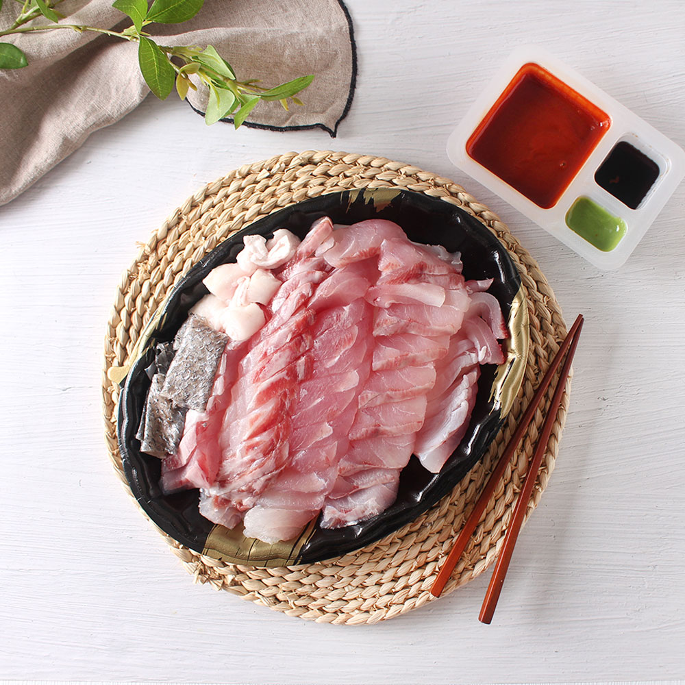 신안 자연산 민어 민어회 450g 제철 부레 택배 이미지 2