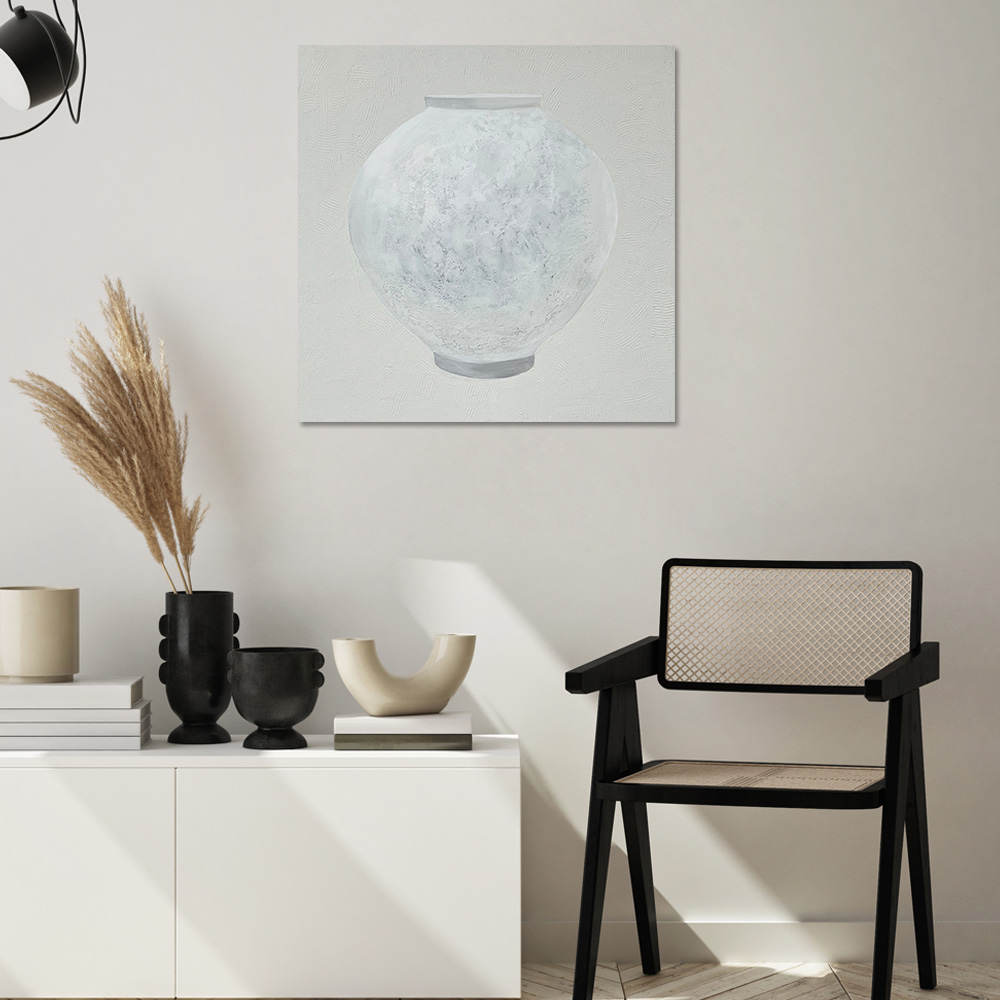 [Gallery Edition] 풍수액자 유화 달항아리그림 벽장식 인테리어소품