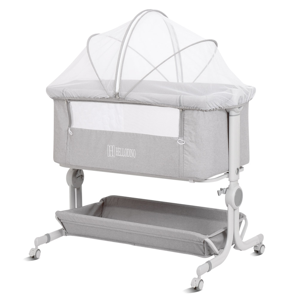 헬로디노 아기침대 프리미엄 Ver 이동식 접이식 신생아 침대