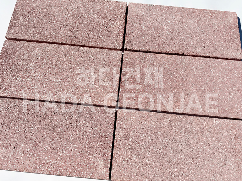 모노타일 점보 390x190x15T 레드 / 하다건재