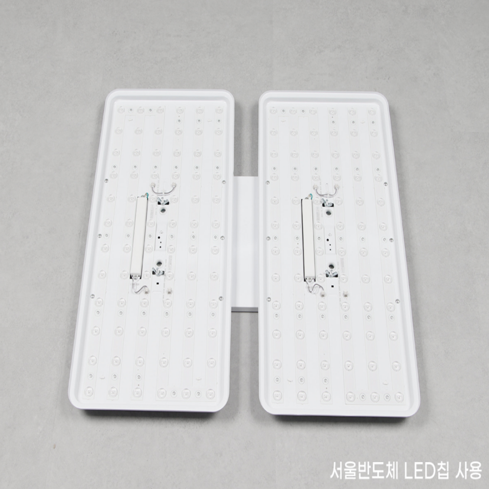 KC인증/무료+당일발송 국산 LED 거실등 슬림 사각 아파트 거실 조명 등 120W, 주광색 - 상세 이미지 5