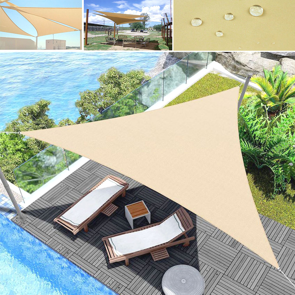 삼각 방수 타프 테라스 자외선차단 차양막 옥상 차광박 통풍 그늘막