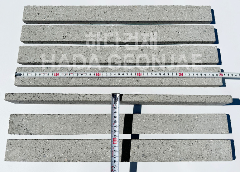 모노타일 500x45x17T 그레이 / 하다건재 와이드벽돌타일