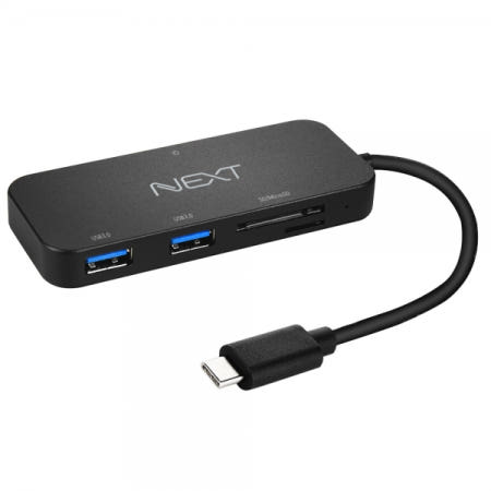 NEXTU Type-C to USB3.0 2포트 CF SD MicroSD 카드리더기 아답터 (NEXT-9713TCU3)