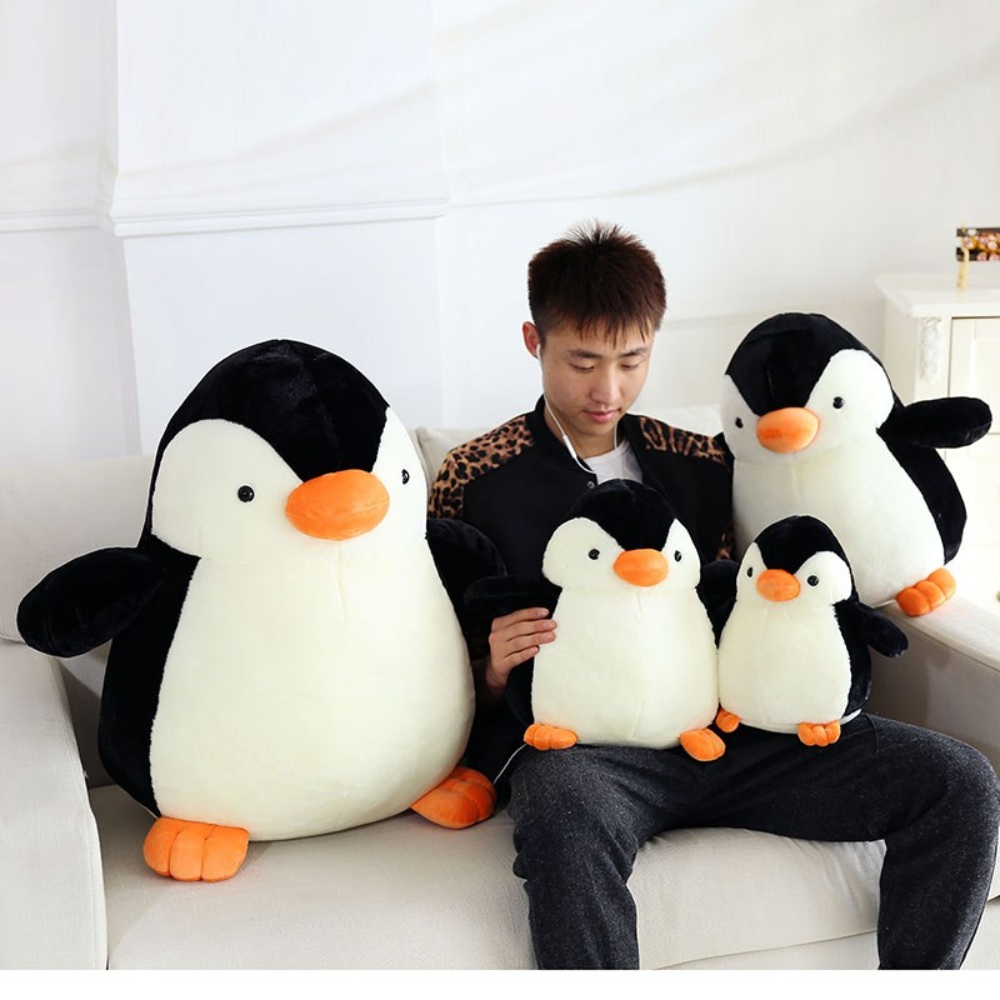 대형 펭귄인형 선물 동물 수면 바디필로우 쿠션 베개 장식 안고자는 귀여운 - 상품 이미지