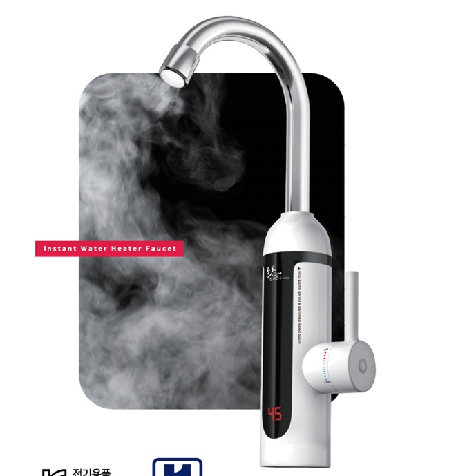사무실 주방 세면대 전기 온수기 싱크대 순간식 전기 온수기 세로형