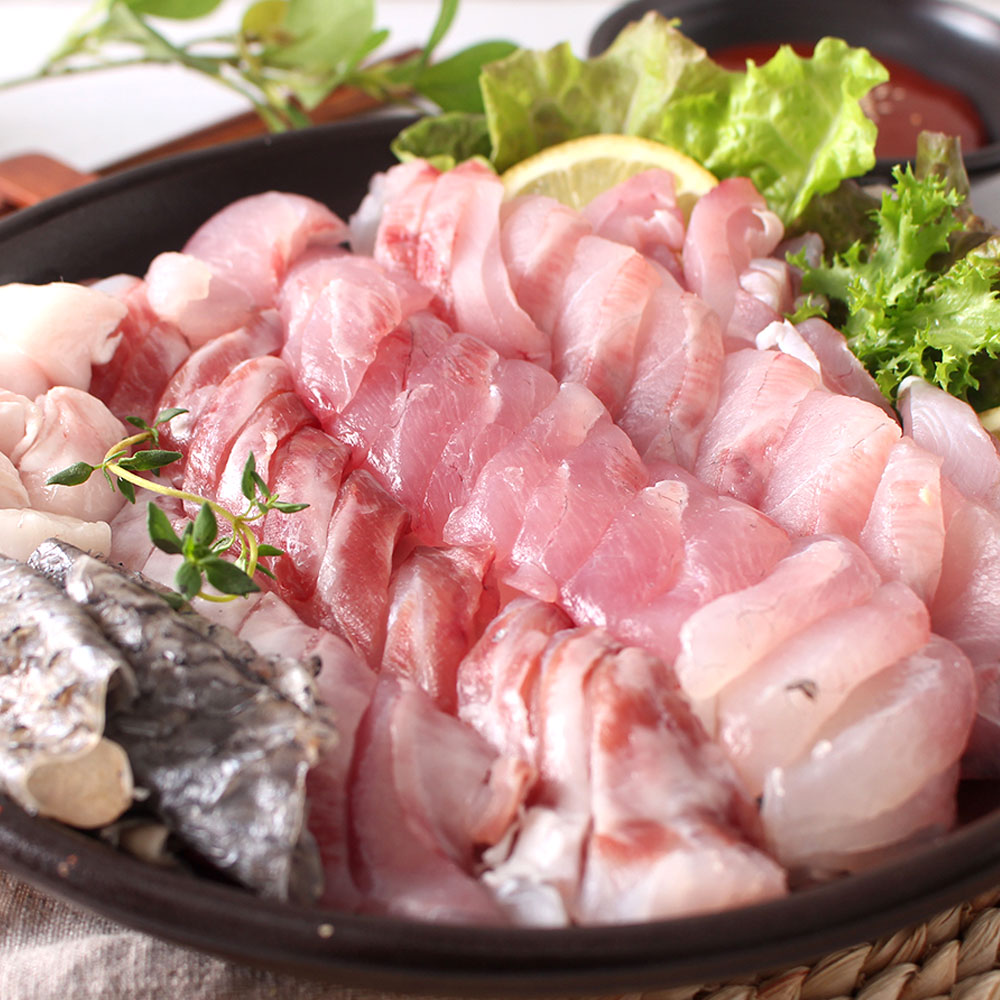신안 자연산 민어 민어회 450g 제철 부레 택배 이미지 4