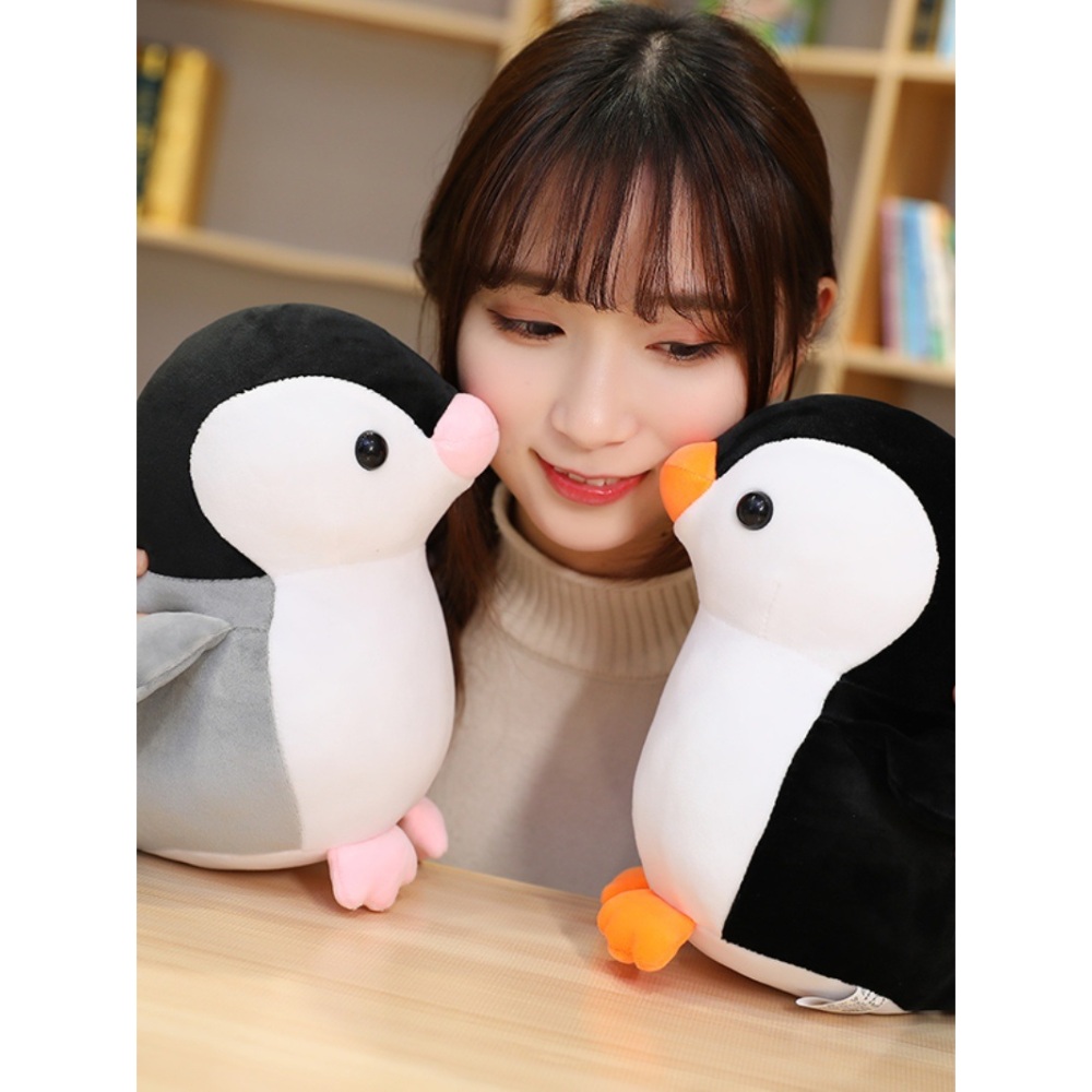 대형 펭귄인형 안고자는 선물 동물 베개 장식 애착 바디필로우 귀여운 쿠션 - 상세 이미지 4