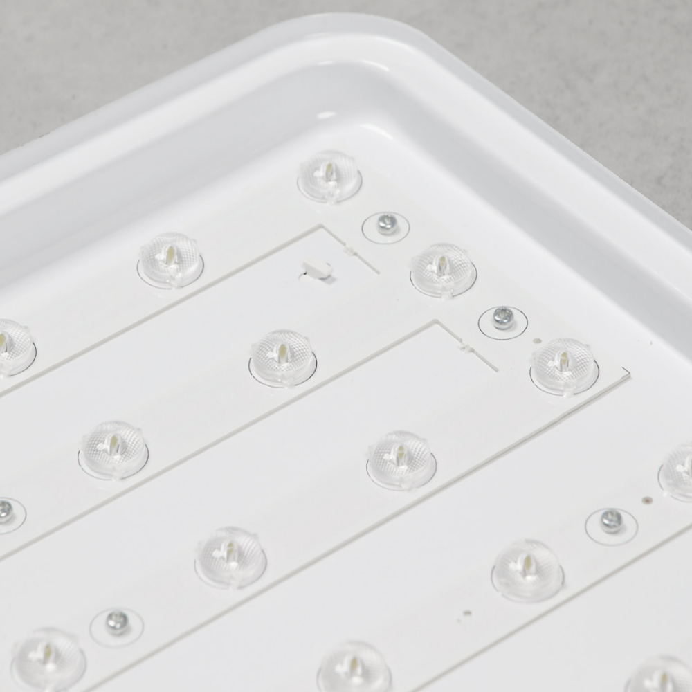 KC인증/무료+당일발송 국산 LED 거실등 슬림 사각 아파트 거실 조명 등 120W, 주광색 - 상세 이미지 4