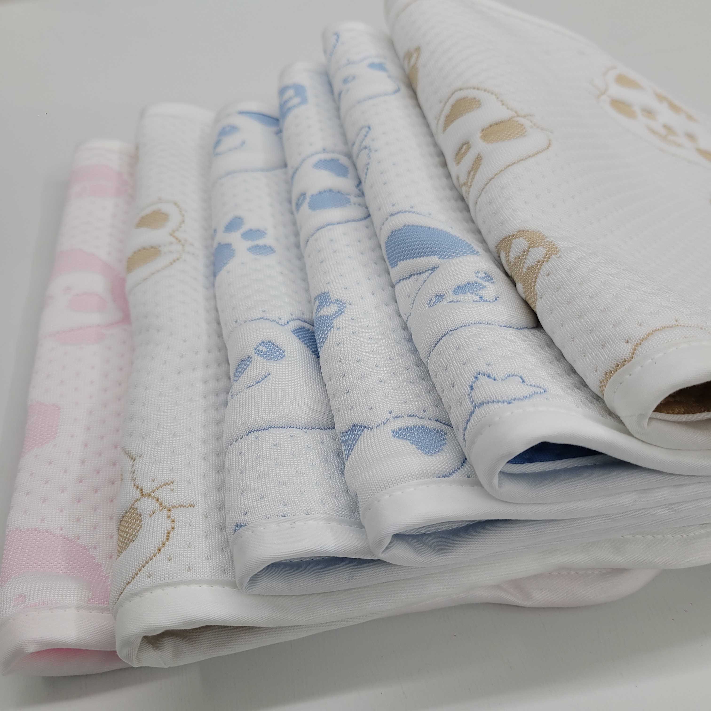 이지텍스 듀라론 냉감 밴딩 베개커버 유아용 쿨원단 여름용 베개 25x45cm