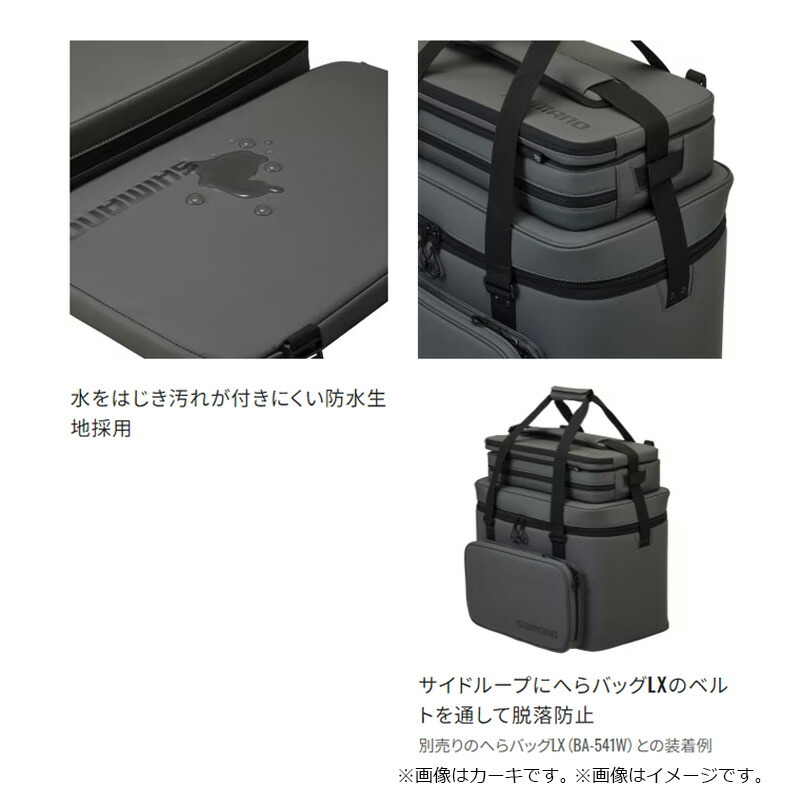 시마노 SHIMANO 헤라 낚시 휴대용 외출용 쿠션 방석 LX BA-A41W 카키 - 상세 이미지 4