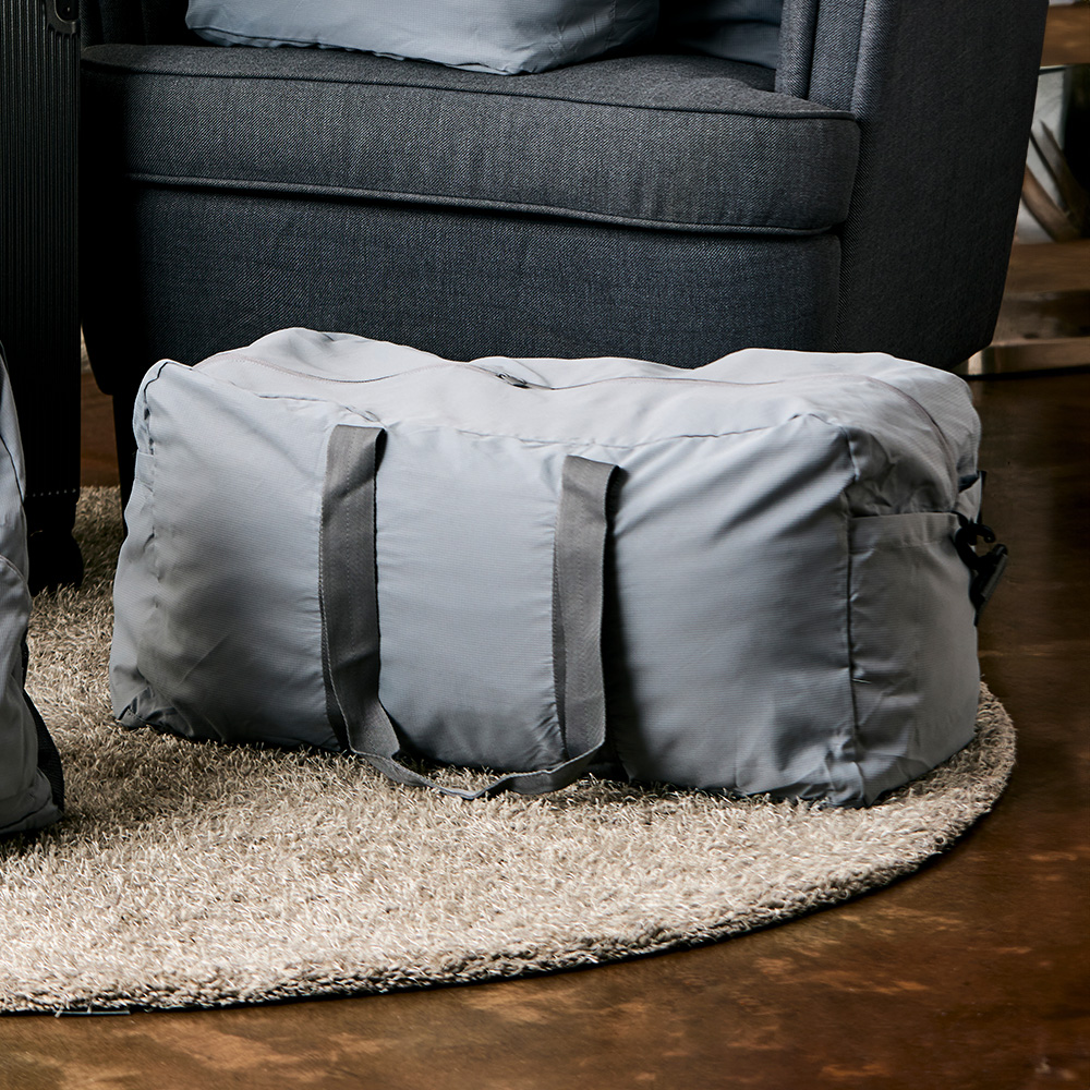 폴더블 여행용접이식보스턴백 폴딩백 해외여행캐리어 트래블백 기내용 캠핑미니보조가방 B315