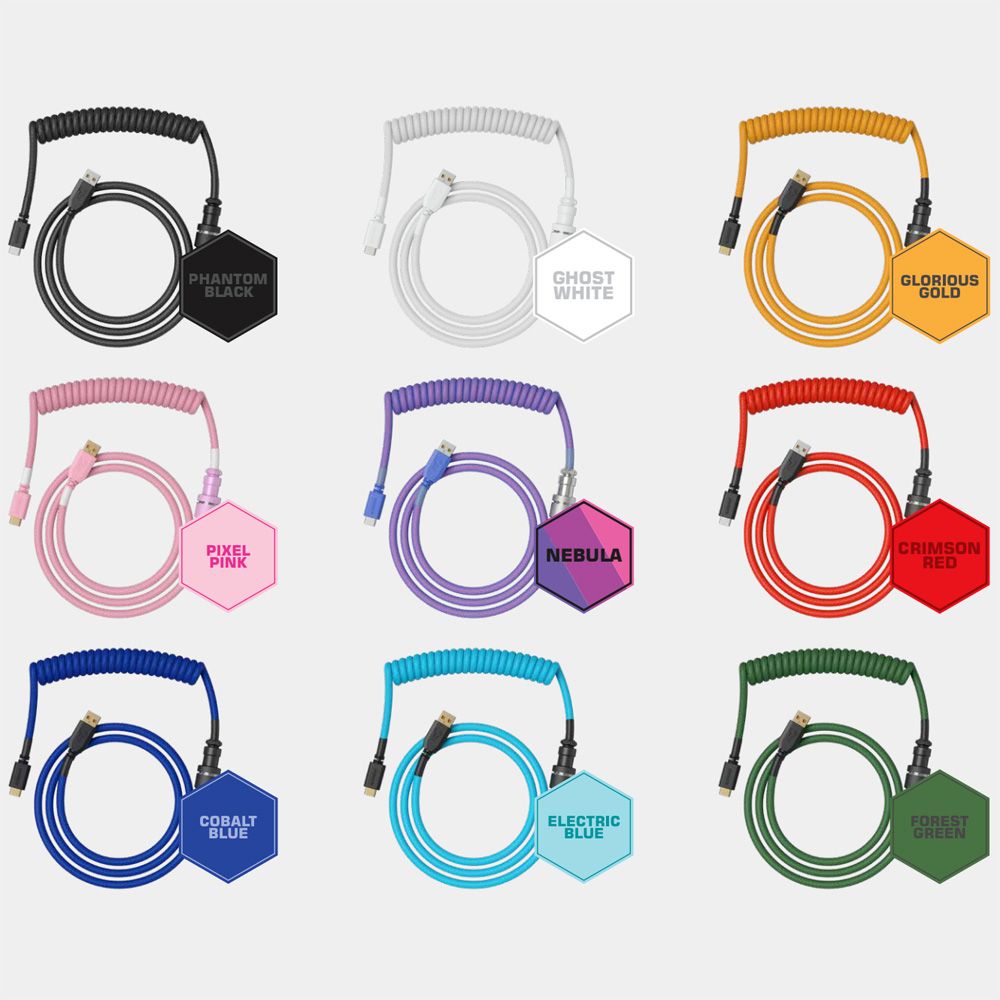 글로리어스 USB-C COILED 항공 케이블 - 상품 이미지