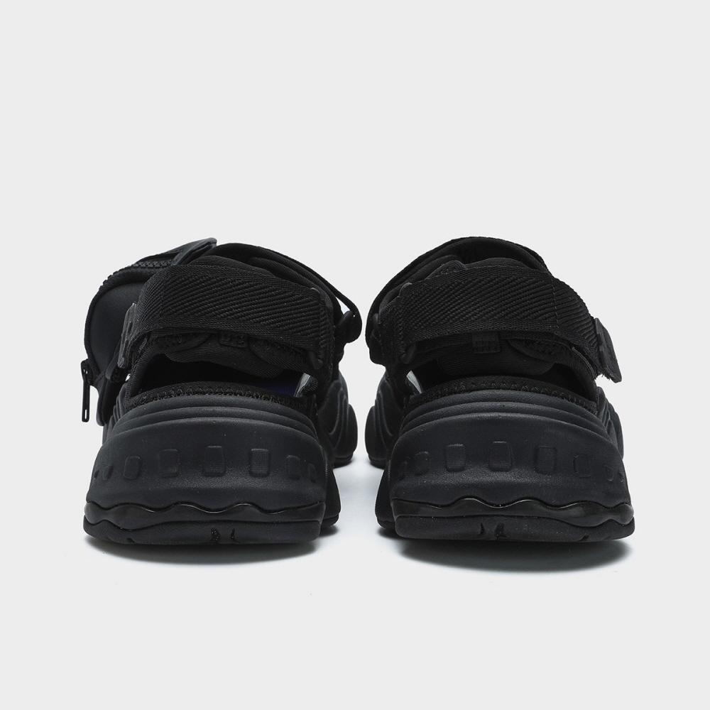 FILA 휠라 퓨전 파우치 샌들 우먼스 트리플 블랙 - 상세 이미지 4